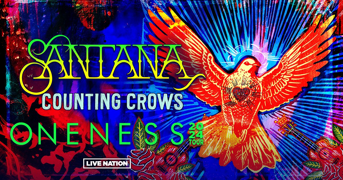 Get Santana And Counting Crows Tickets For Their Massive 2024